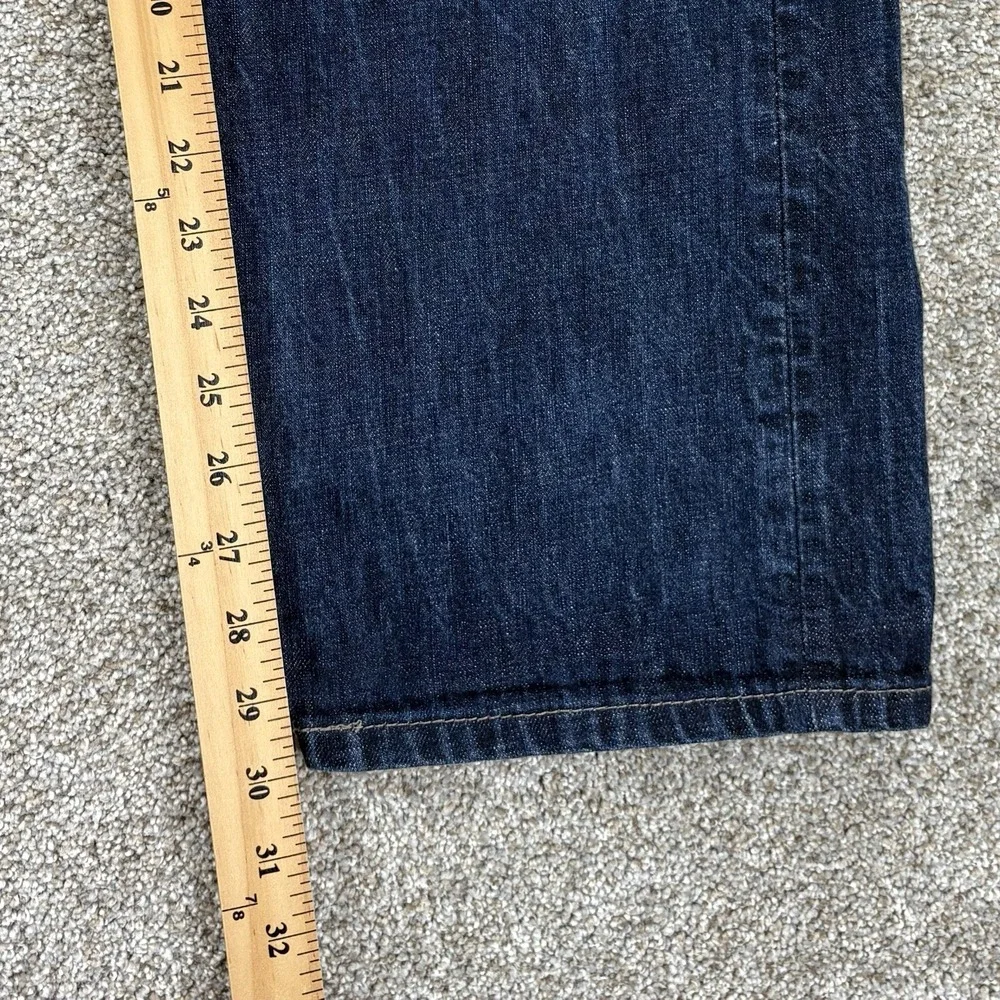 Levis 562 Jeans Mens 36x32 Blue Loose Taper Button Fly Cotton (Actual Fit 37x30)